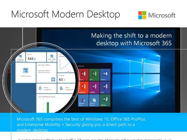 Making the shift to a modern desktop with Microsoft 365