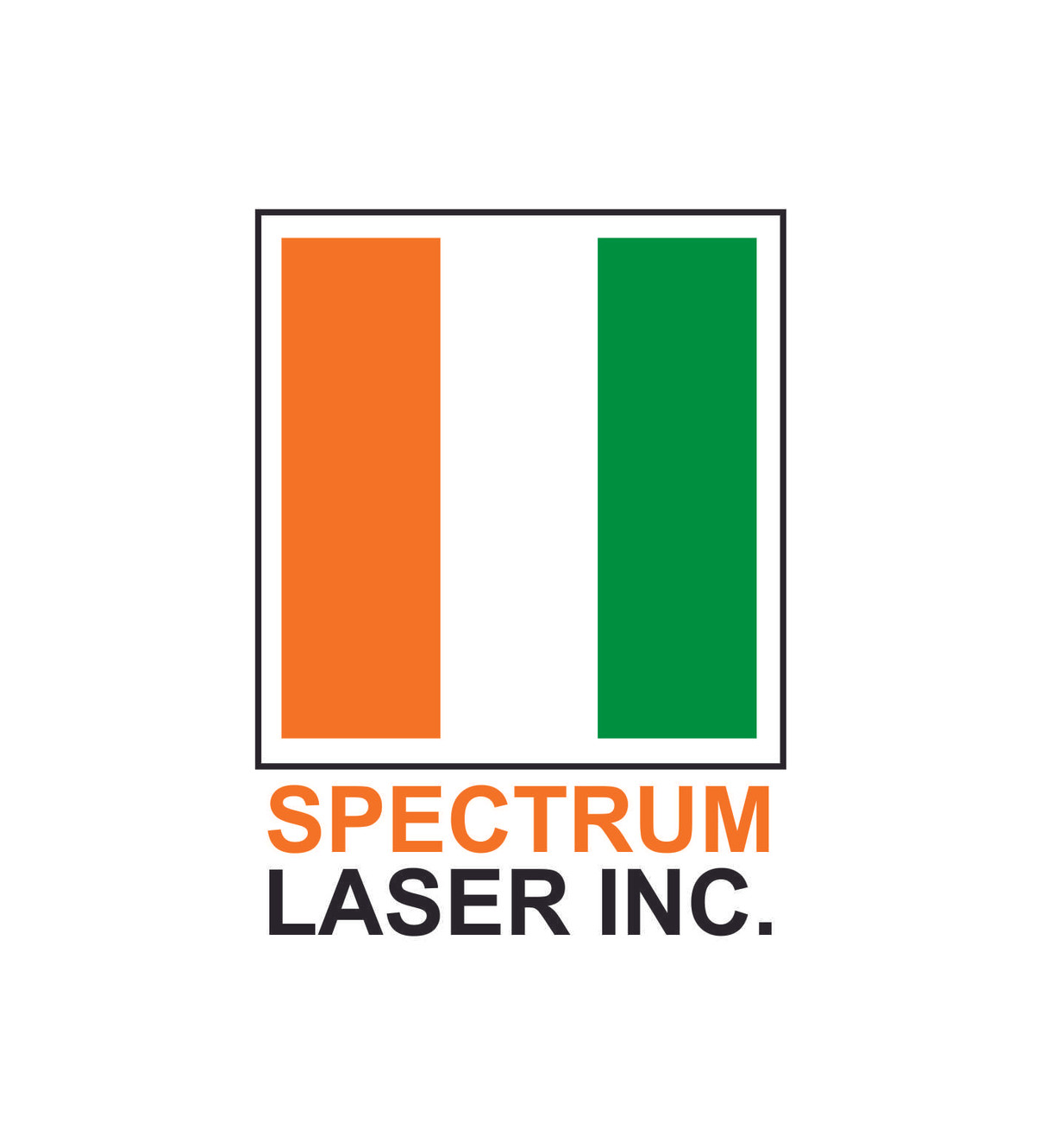 Laser spectrum logo